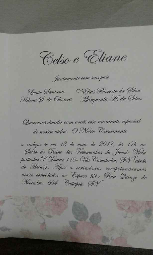 Meus convites chegaram!!! #vemver - 4