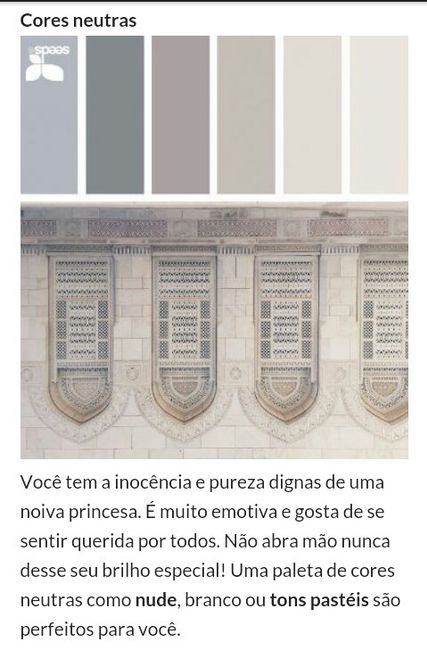 A cor ideal para o casamento - 1