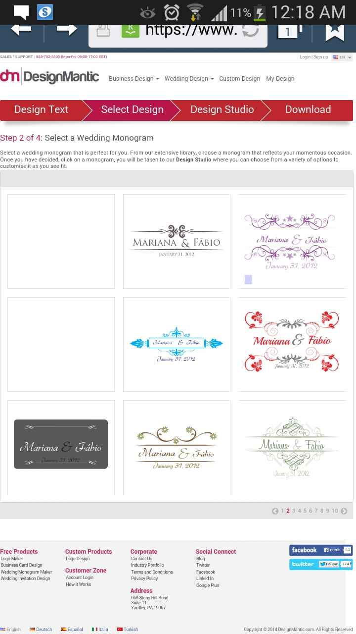 Diy site grátis para criar arte para casamento - 1