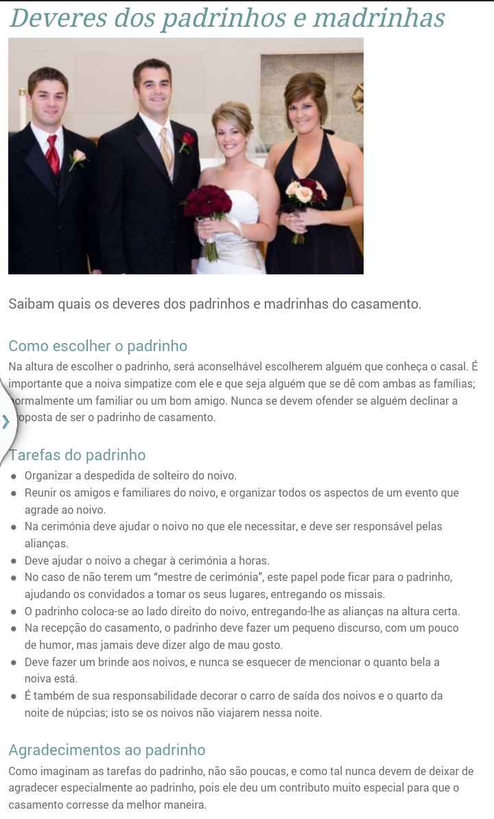 Dicas como escolher padrinhos e papel dos padrinhos !!! - 1