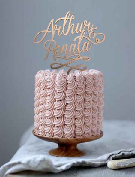 Topo de bolo personalizado - 4