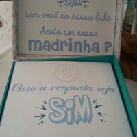 Convidando os meus padrinhos! - 9