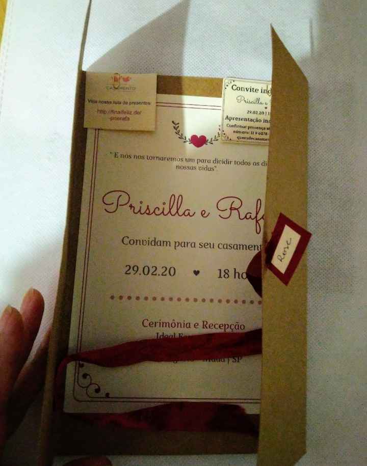 Casamento econômico: Convites diy - 2