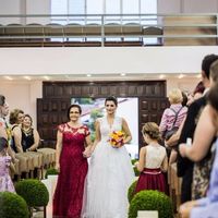 Minha entrada com minha mãe
