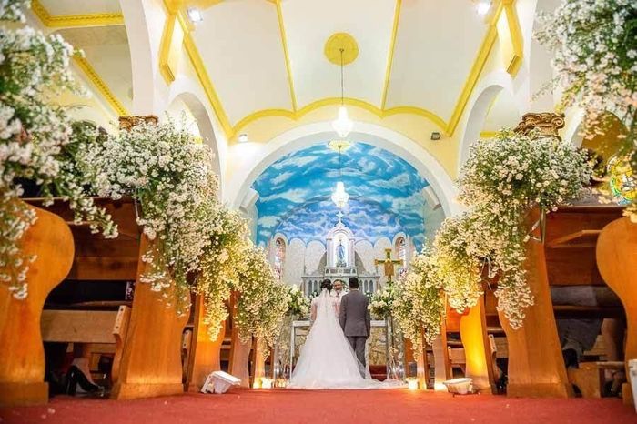 Decoração simples da igreja 2