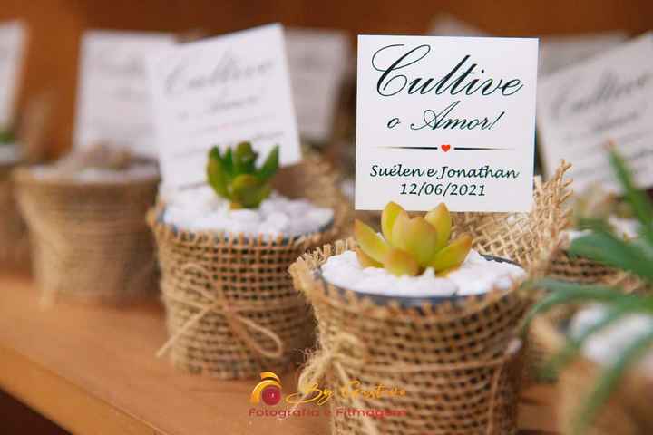 Qual lembrancinha você escolheu pro seu casamento? - 1
