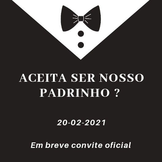 Save The Date Padrinhos 1