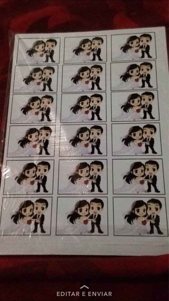 Coisas que irei usar para fazer meu convite. - 3