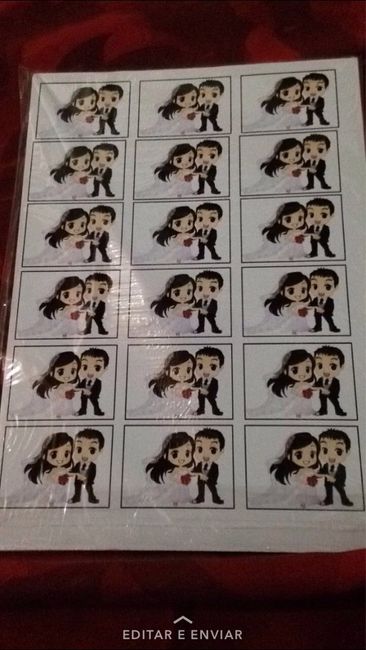 Coisas que irei usar para fazer meu convite. - 3