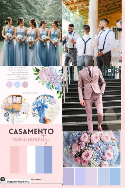 Azul serenity e Rose fica com muito infantil? 1