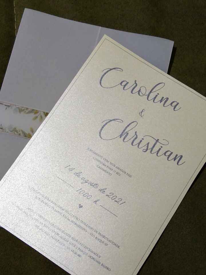 Convite de casamento - 1