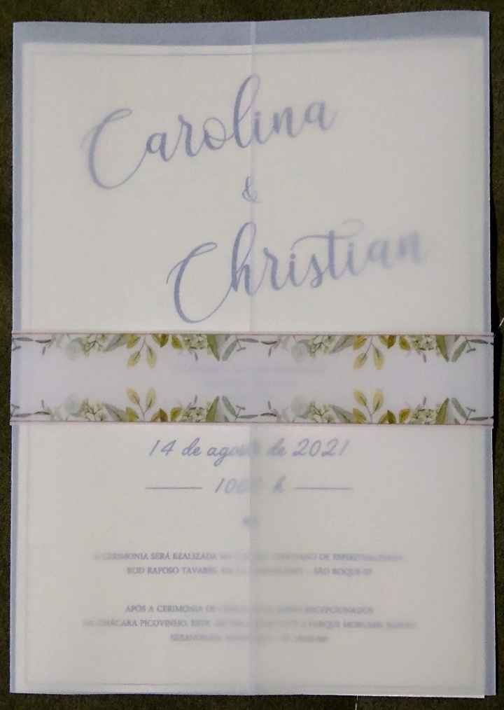 Convite de casamento - 2