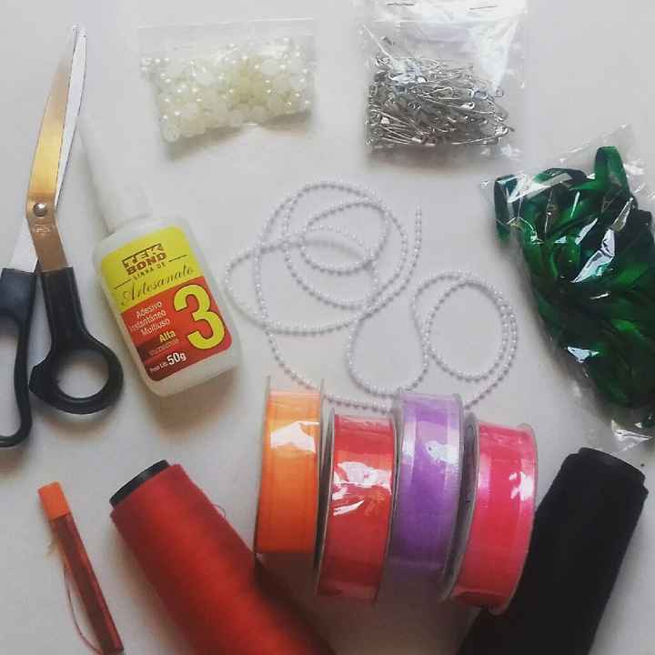Primeiro diy: corsage e flor da lapela - 1