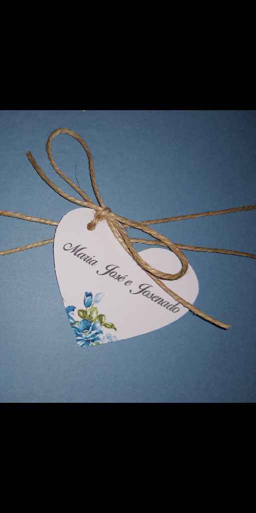 Convites de casamento prontos e estou apaixonada por eles. #vemver 😍 - 2