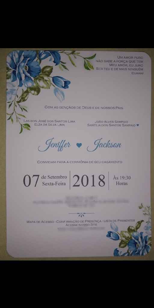 Convites de casamento prontos e estou apaixonada por eles. #vemver 😍 - 4