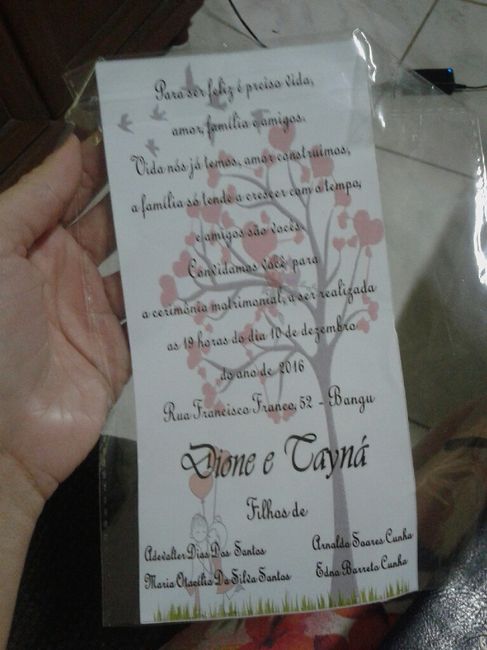 Convite pronto, vem ver - 2