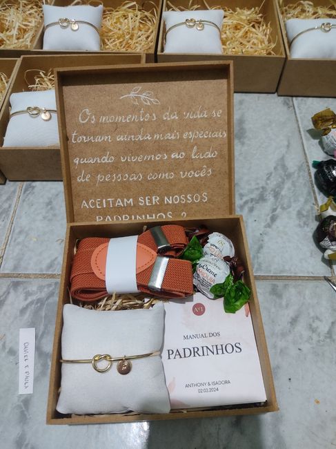 Fiz a caixa dos meus padrinhos!! 4