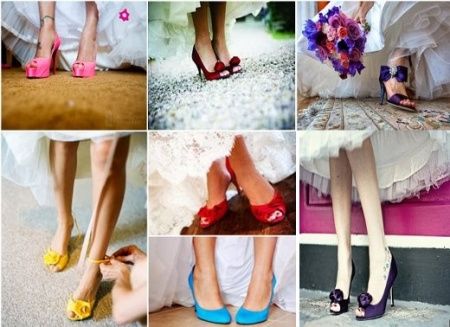 Cores de Buquês e Sapatos *-*