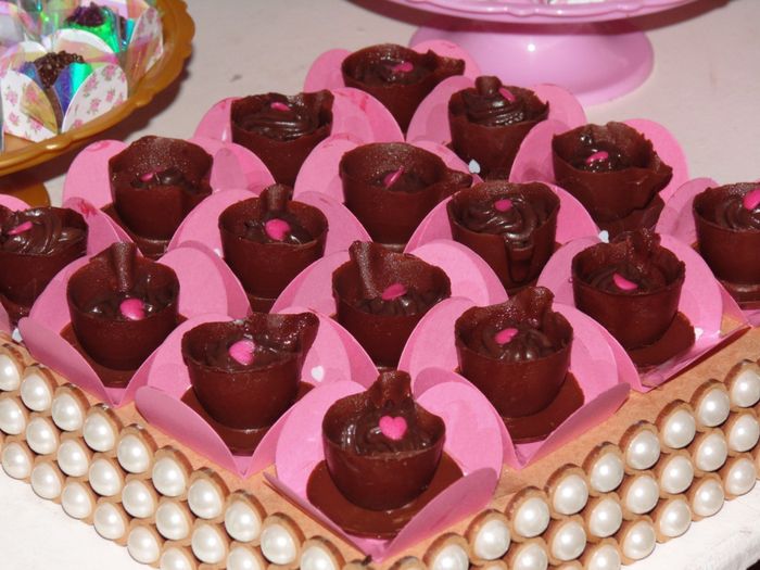 Xícaras de chocolate