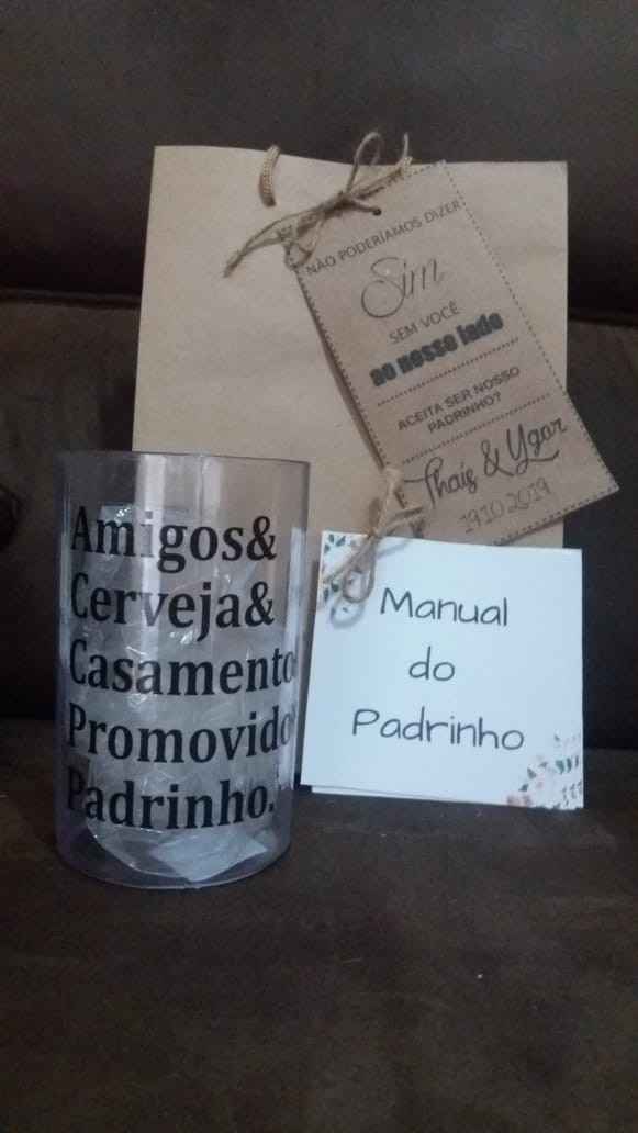 Convite Padrinhos Homens