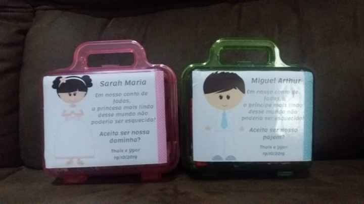 Convite Pajem e Dama crianças