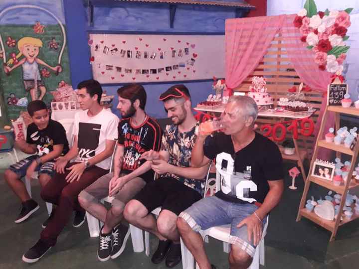 Reconhecendo a mão do noivo