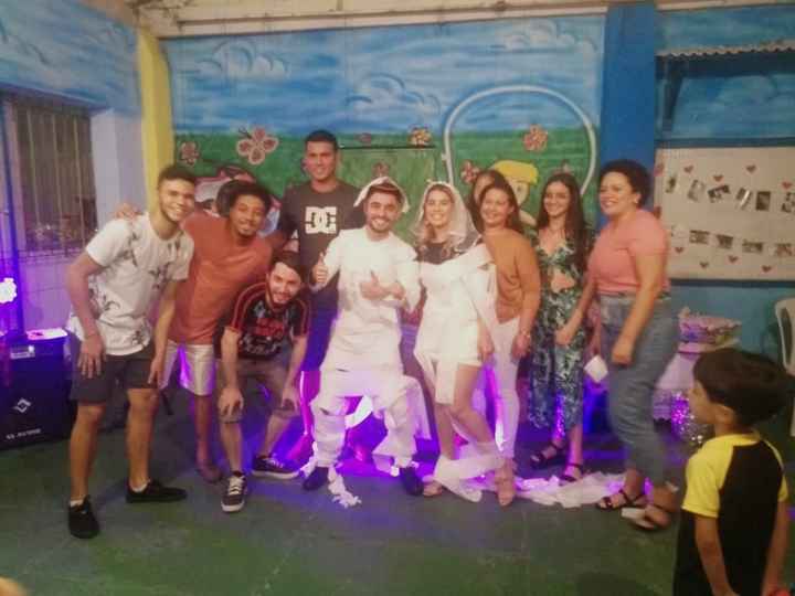 Desfile dos noivos