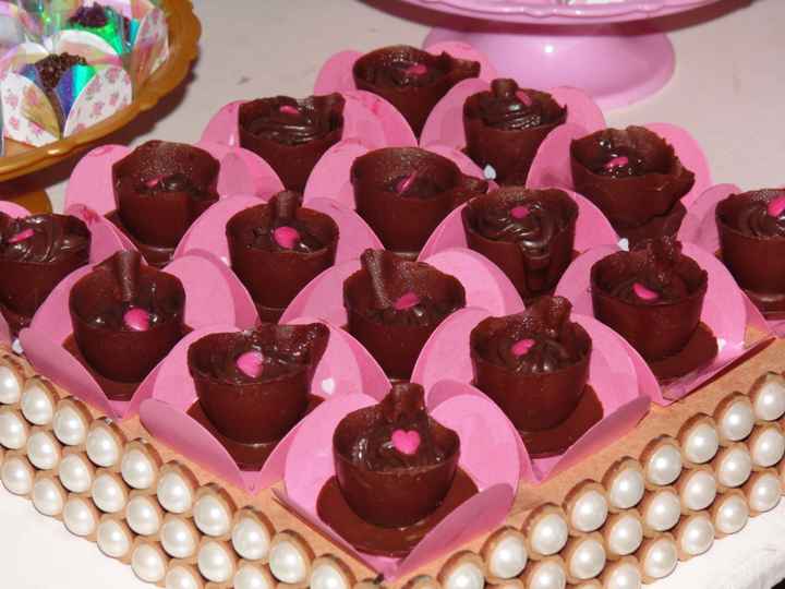 Xícaras de chocolate