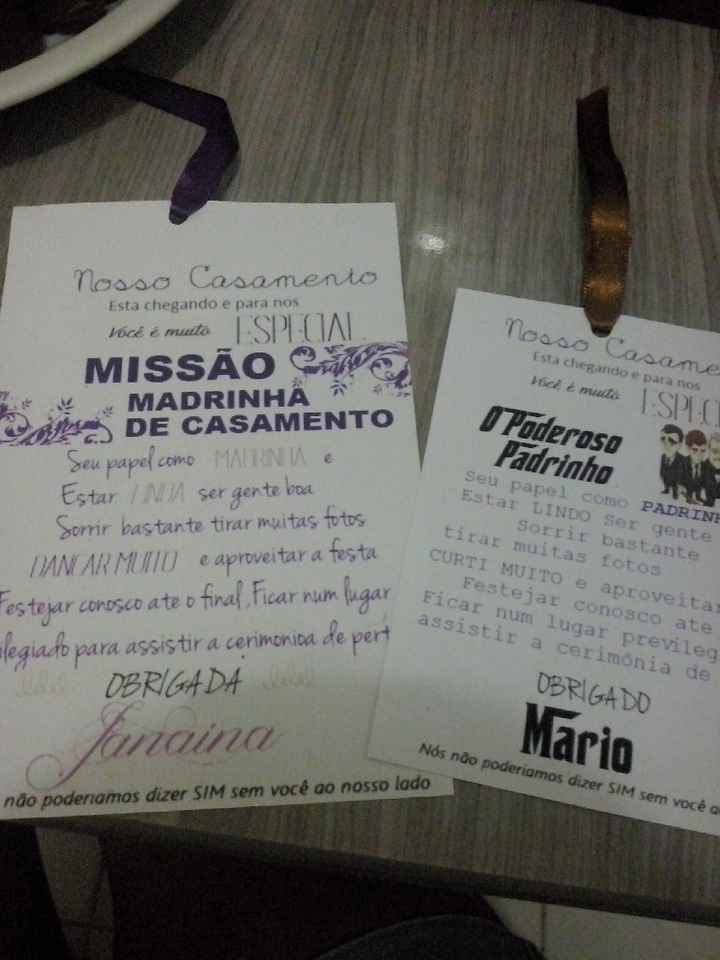 Convite padrinhos - 1