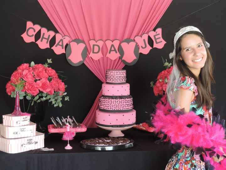 Decoração em Pink e Preto (ficou mara)