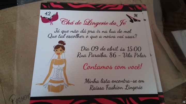 Convite para o chá!!