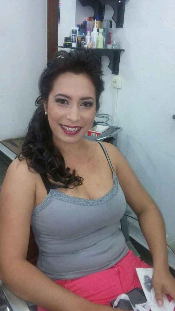 Prova make e penteado. - 2