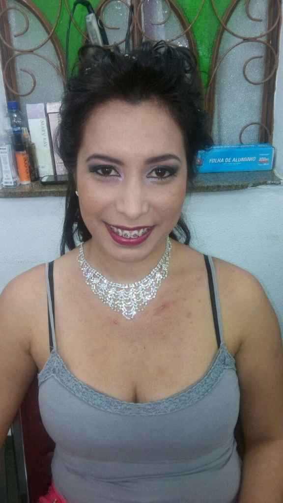 Prova make e penteado. - 3