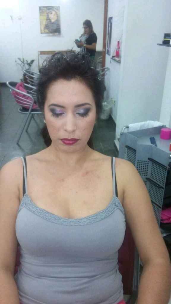 Prova make e penteado. - 6