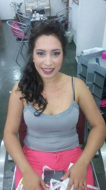 Prova make e penteado. - 5