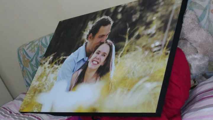 O quadro do casamento chegou! - 1