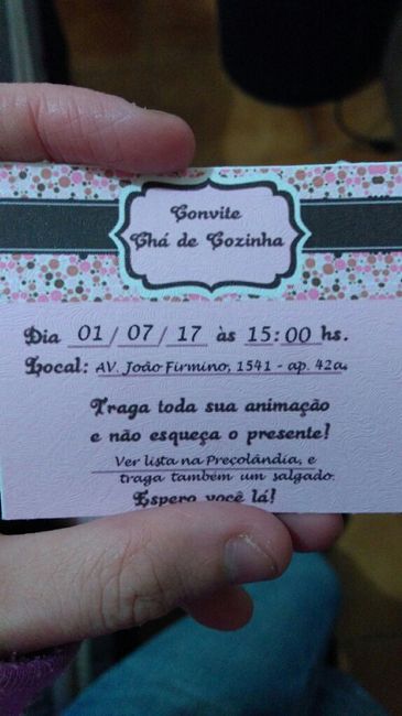 Chá de cozinha - organizado pela cunhada! - 2