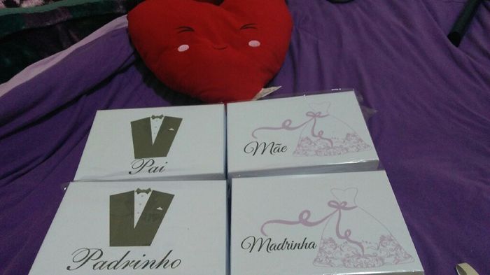 Lembrancinhas para os pais e padrinhos! #vemver - 1