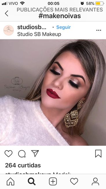 Qual sua principal inspiração para a maquiagem? - 1