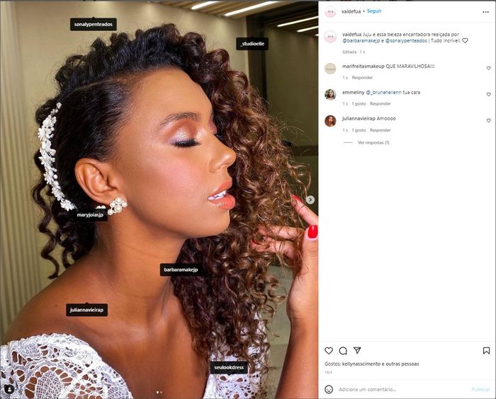 Para as noivinhas negras: como tem sido a procura para o penteado e make ideal? 2