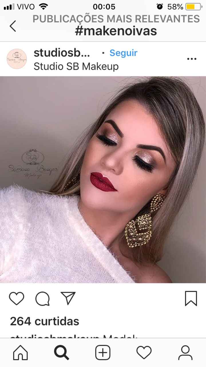 Qual sua principal inspiração para a maquiagem? - 1
