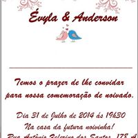 convite de noivado