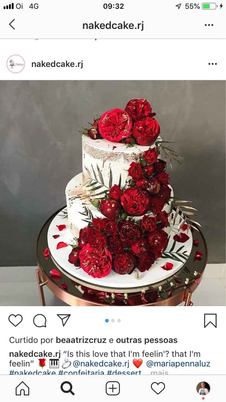 Cascata de flores no bolo: pego, penso ou passo? - 1