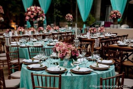 Decoraçao azul e rosa - 6