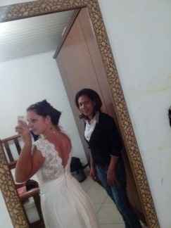 Costas do vestido