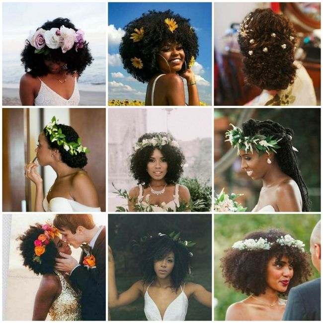 Penteados para Noivas Negras e/ou Cacheadas 4