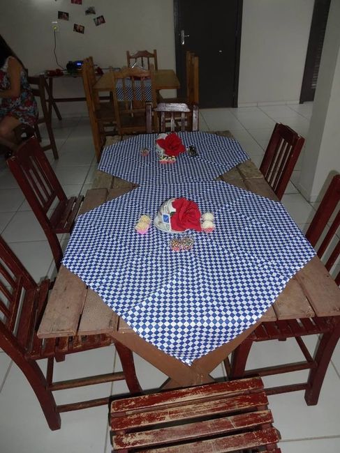 Decoração das Mesas 