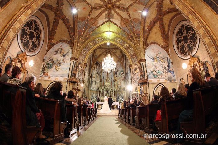 durante um casamento