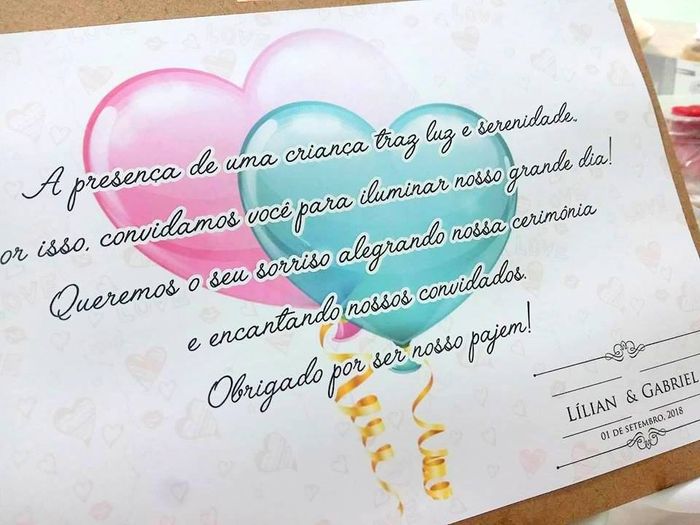 Arte na caixa das damas/pajens.