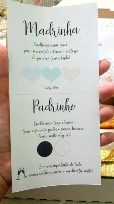 Manual dos padrinhos.
